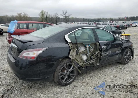 2014 Nissan Maxima S z USA, uszkodzony, nr VIN 1N4AA5AP6EC485198